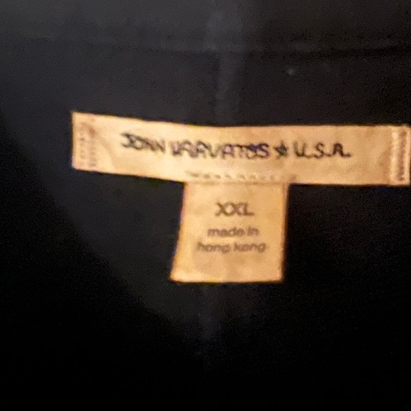 John Vargas Black Cotton Field Jacket, size XXL - Picture 4 of 9